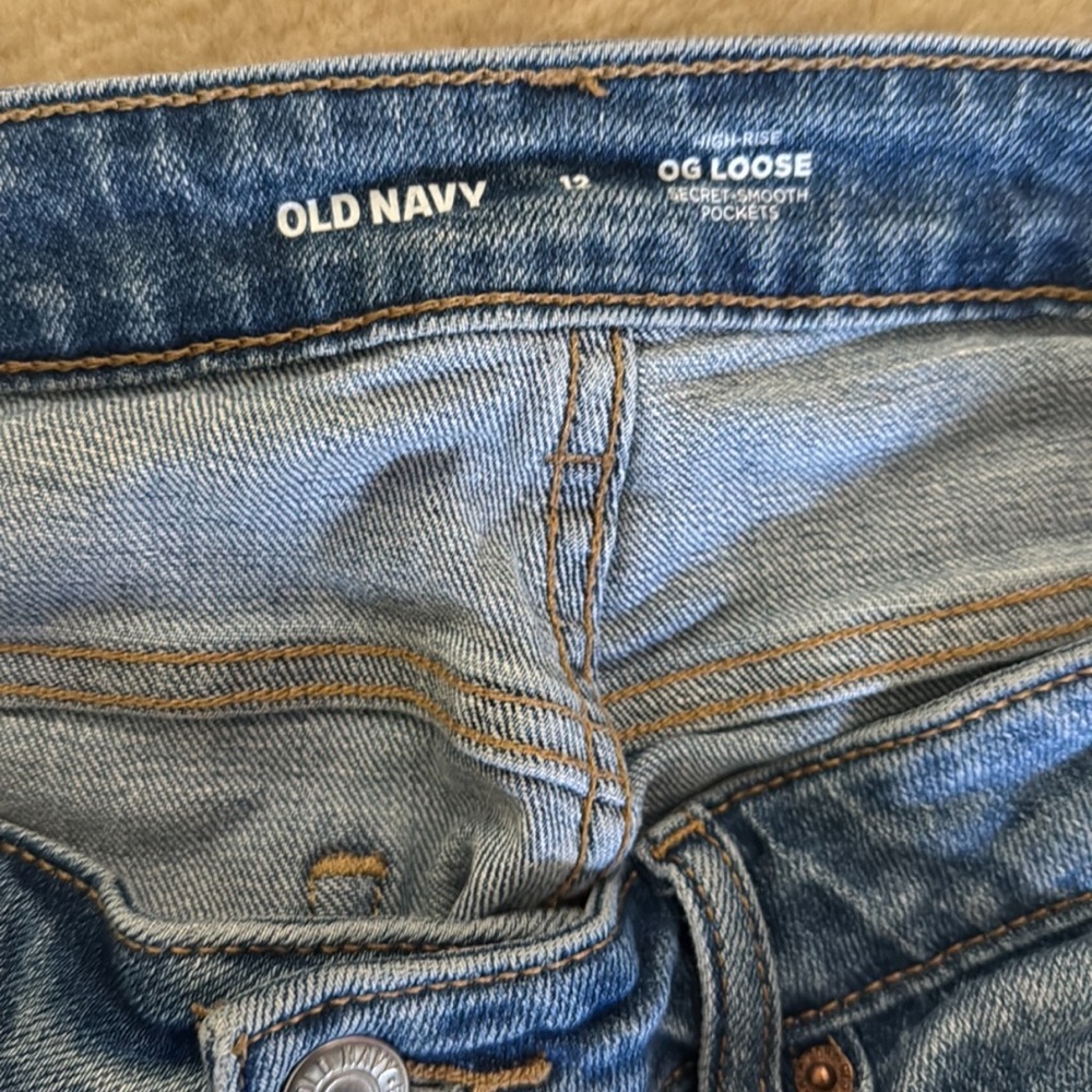 Old Navy Blue Denim High-Rise Jeans